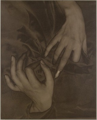 Alfred Stieglitz Georgia O'Keeffe, Hands and Thimble VINTAGE art print
