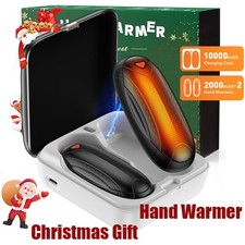 2x Hand Warmers Rechargeable, 14000mAh Ideal Warm Gift for Golf, Camping, Hiking