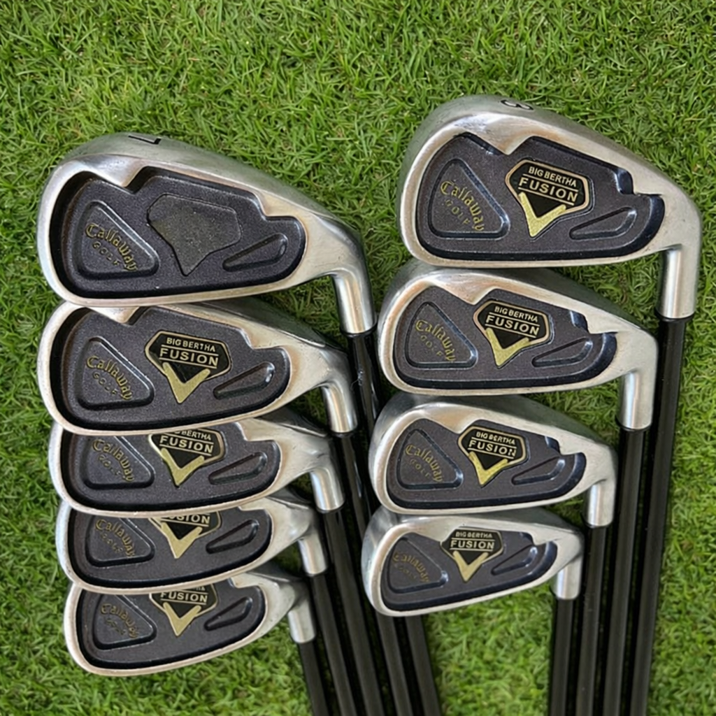 Callaway Big Bertha Fusion Iron Set 9pcs 3-PW, SW ERC Fusion R