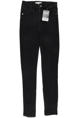 ZARA Jeans Damen Hose Denim Jeanshose Gr. EU 34 Schwarz #1ttk1ha