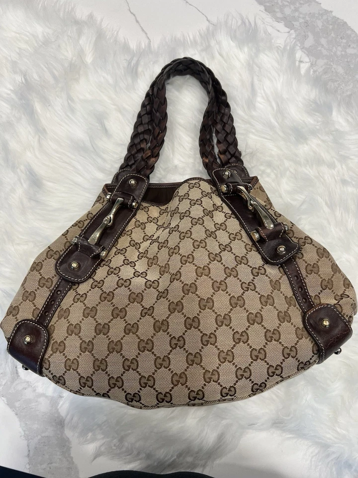 Authentic Gucci Babouska GG Canvas Shoulder Bag 162900 | Vintage Y2K | Authentic - Image 2 of 4