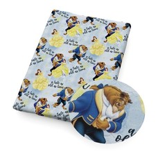 Disney Beauty The Beast 100 Cotton Fabric by the Meter A Tale Old As Time