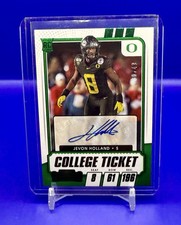 2021 NFL Panini Contenders Draft Picks Jevon Holland /49 Auto RC! NY Giants