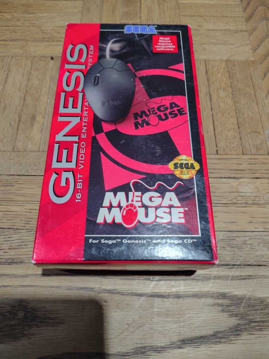 SEGA GENESIS Mega Mouse MK-1645 Box, Instuction, Pad, Inserts CIB