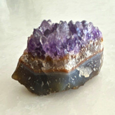 Amethyst Natural Unpolished Crystal Cluster Mineral Specimen