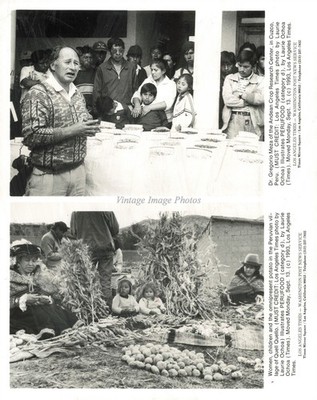 Dr Gregorio Meza Andean Crop Research Center Quell Quello Peru Photo 8X10