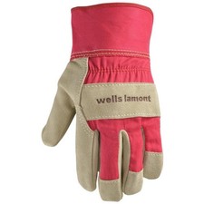 Wells Lamont Women's Outdoor Work Gloves Red M 1 pk 4113M-800 NEW
