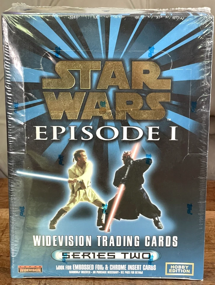 1999 TOPPS WIDEVISION STAR WARS EPISODE 1 (Series 2) HOBBY PACK 8 Cards OVP‼️ - Bild 2 von 4