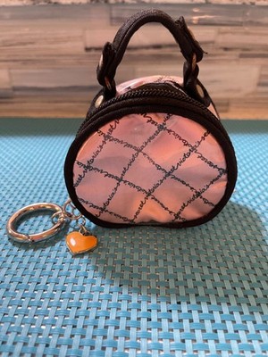 ViICTORIA'S SECRET Key Chain with Zippered Mini Purse ''Sexy Little Thing'' Print!