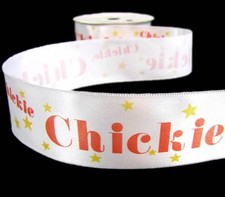 10 Yards Chickie China Satin Ribbon 1 1/2"W