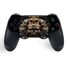 Skins Decal Wrap for PS4 / PS4 Pro Controller - Wicked Skulls Tattooed