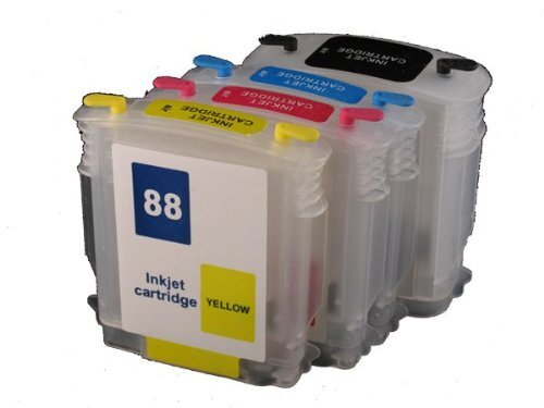 88 88XL Refillable Ink Cartridge For HP OfficeJet Pro K5400 L Series Printers