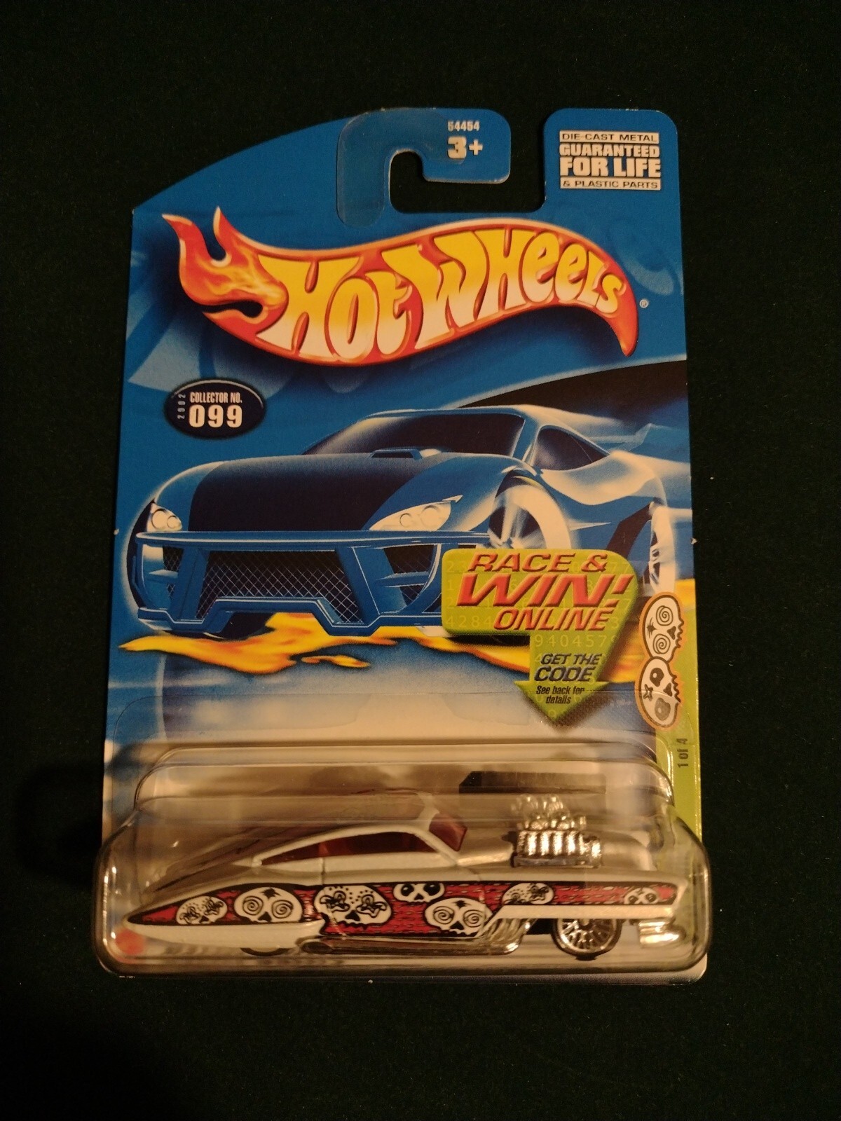 2002 Hot Wheels Evil Twin #099 Grave Rave Series #1 of 4 Mattel Wheels 54454
