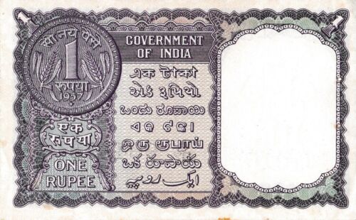 India 1 rupia L.K. Set completo di firme JHA di Rupia Uno UNC - raro da trovare - Foto 7 di 10