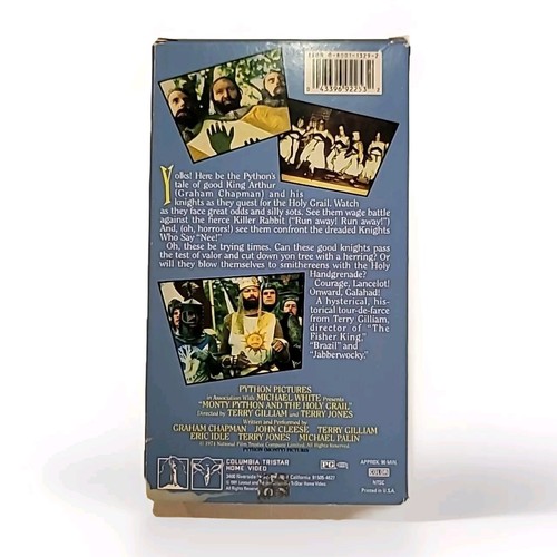 Monty Python & the Holy Grail (VHS, 1991)  - Picture 2 of 3