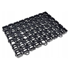 Paddockplatten schwarz 60x40x4cm Platten für Reitplatz, Stahl, Koppel oder Weide