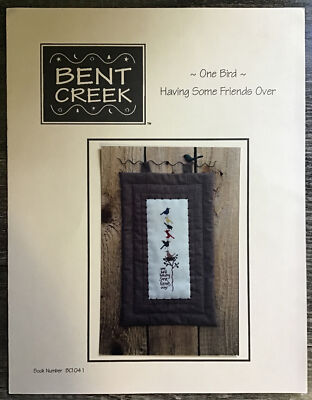 Bent Creek #BC 1041 - One Bird Having Some Friends Over - Counted Cross Stitch