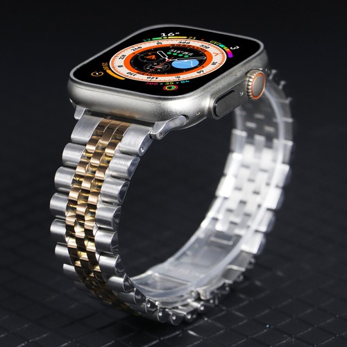 For iWatch Ultar 49mm SE 10 9 8 7 6 5 4 38/42/45/46mm Stainless Steel Band Strap - 第 9/26 張圖片