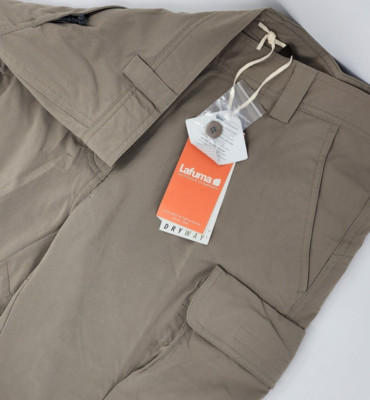 NEW Lafuma DRYWAY   Cargo Shorts Women's Size 12  Khaki 9'' Stretch NWT