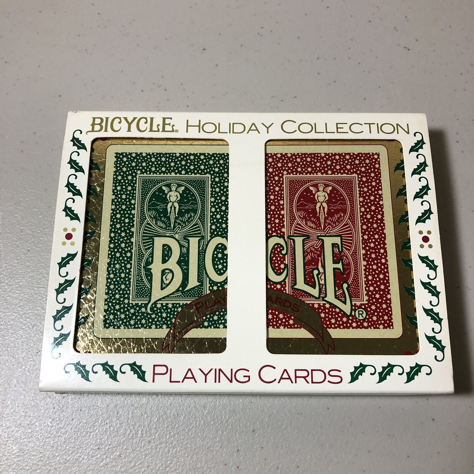 BICYCLE Holiday Collection Playing Cards Sealed Original Tin 2 Decks Sleeve New