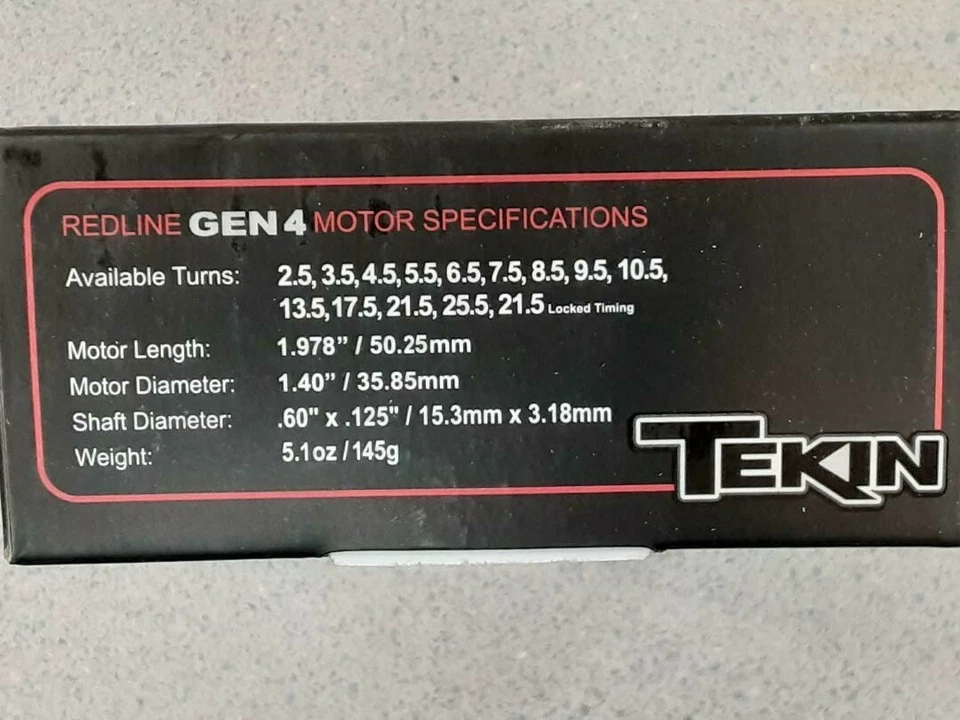 Tekin RS Gen3 Sensored Brushless ESC/Gen4 Motor Combo 8.5T TEKTT2799 New!! - Image 4 of 4