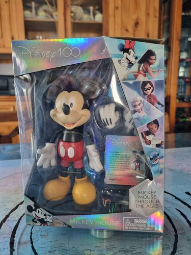 Disney 100. 6' Mickey Mouse Collectible Action Figure. Mickey Through The Ages