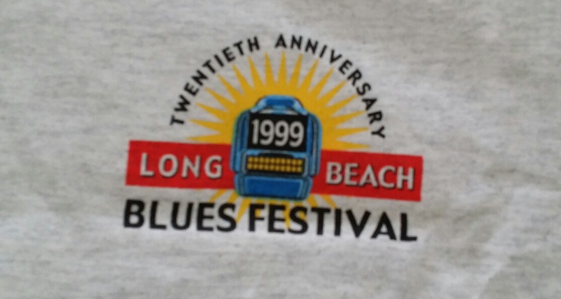 Vintage 1999 Long Beach CA Blues Festival Size M T-Shirt