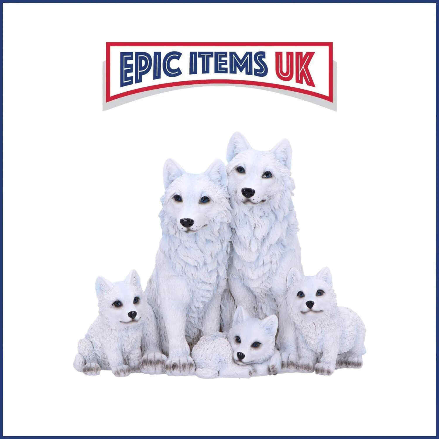 Nemesis Now Protected Pups Wolf and Cubs Figurine - IN STOCK