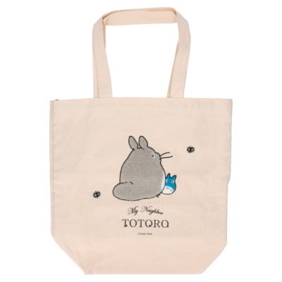 Studio Ghibli My Neighbor Totoro Embroidered Canvas Tote Bag Japan