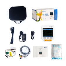 PC-80D Portable Household Heart Ecg Monitor With SpO2 Probe