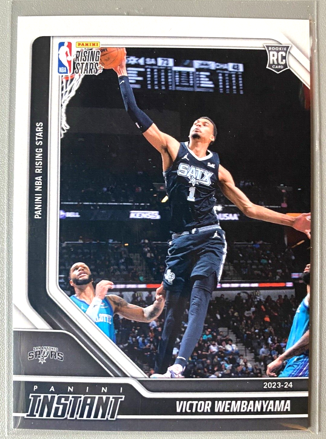VICTOR WEMBANYAMA 2023-24 Panini NBA Instant #347 RC SPURS SP /8615 Wemby