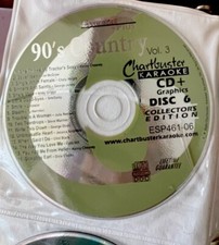 Chartbusters Karaoke 90s Country Vol 3 CDG Disc 6 Graphics Chesney Strait Hill