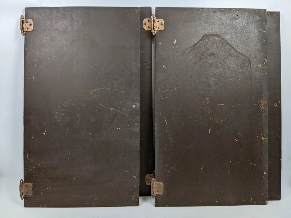 Juego de 4 gallos vintage rústico primitivo armario puerta granja Foto 4 de 4