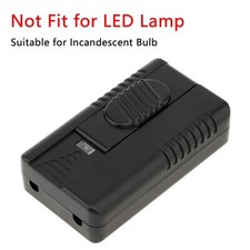 Dimmer Per Lampada Terra/Piantana HALOTEC – Regolatore LED 4-100W, Made In Italy, Nero Opaco, Controllo Intensità Luce