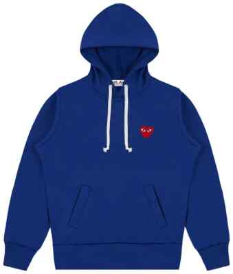 邦楽 CDG Play Comme des Garçons: Hooded Zip-Up (Ivory) | DSMNY E-SHOP