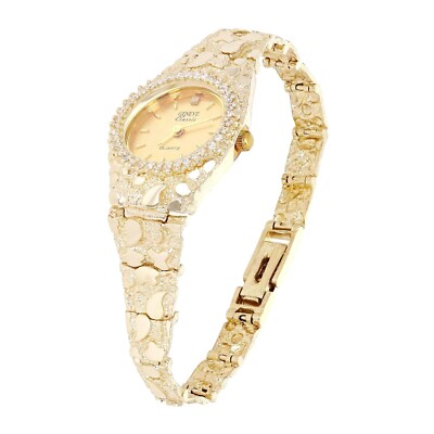 Rolex Geneva Quartz Gold Nugget Watch Gold Nugget Watch Vintage