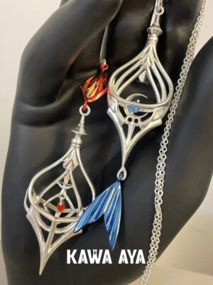 Puella Magi Madoka Magica Kaname Grief Seed Necklace Pendant