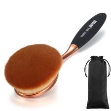 Foundation Oval Makeup Brush Blush Powder Puff Contour Face Concealer Cosmetic
