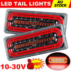 <!--F#f_0-->Pair LED Tail Lights Stop Indicator Reverse Lamp 10V~30V Trailer Truck Ute Light<!--F/-->