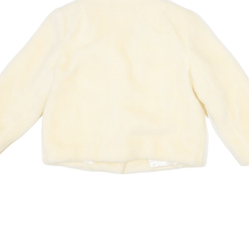 Vintage Girls Blazer Jacket Cream 90s M - Picture 6 of 6