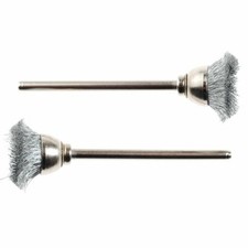 Proxxon 28953 Topfb&uuml;rsten, Stahl, 13 mm, 2 St&uuml;ck