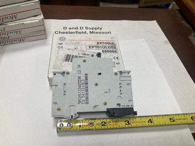 GE EP101ULC02, 2 AMP Circuit  Breaker, 1 Pole, 277VAC, New-In-Box