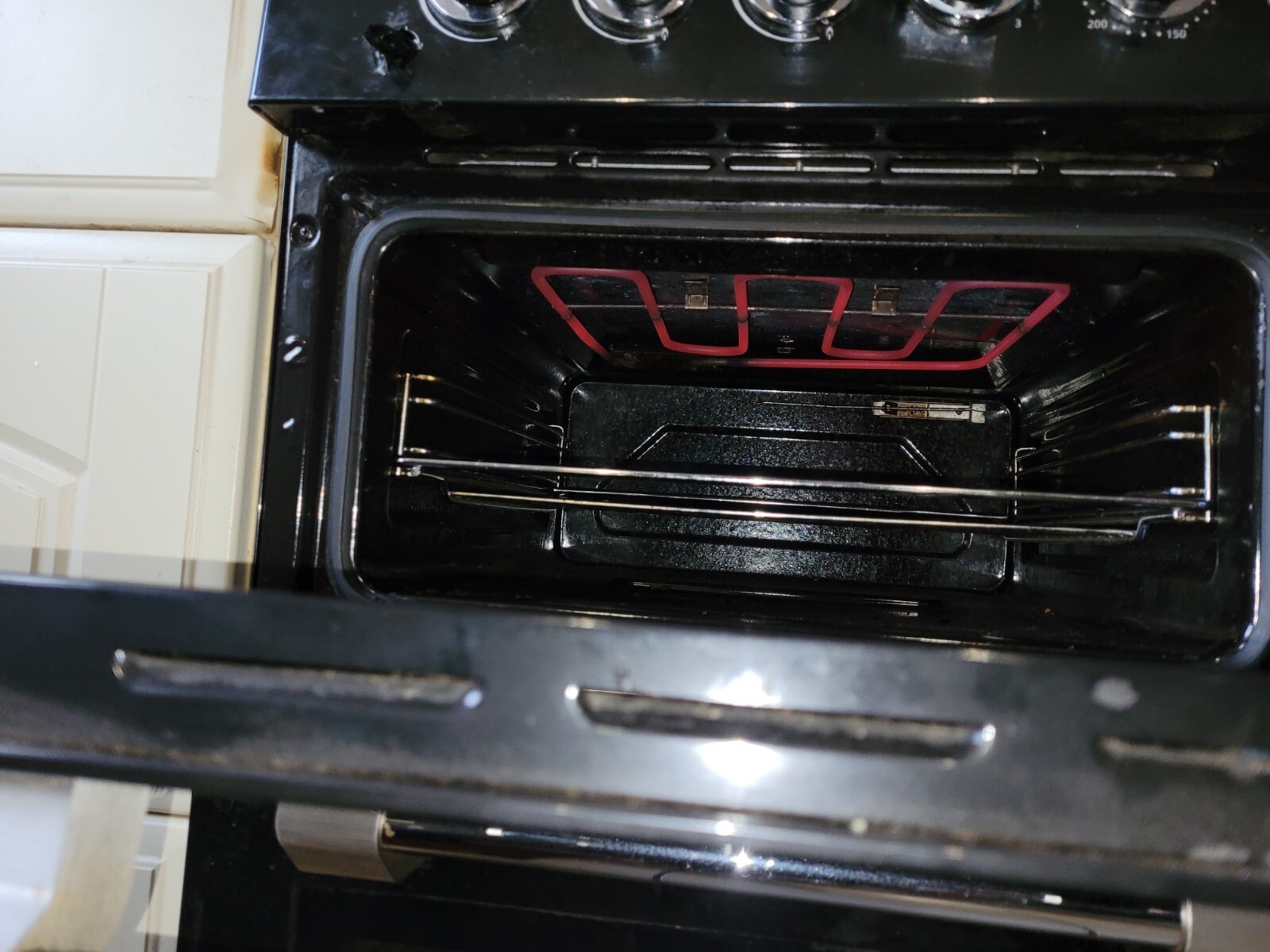 LEISURE Cookmaster 100cm Dual Fuel Range Cooker Gas Hob Electric Oven