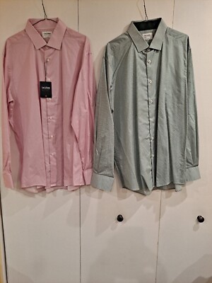 T M LEWIN Mens Bundle(2) XL Shirts NWT