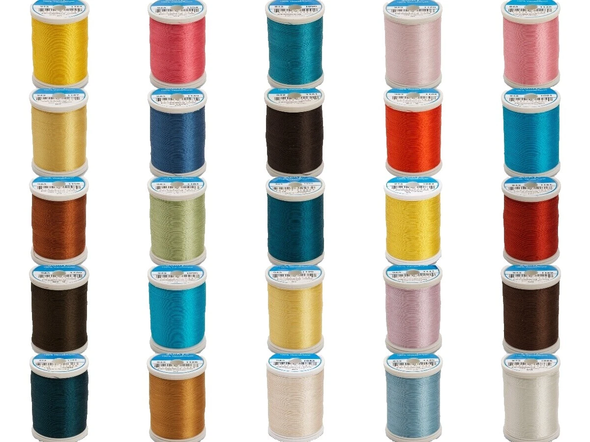 Máquina de Bordar Gutermann Rayon, Linhas de Costura