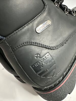 ROYAL CANADIAN Bromont Waterproof Bootie In Black Lage Size  display picture 1