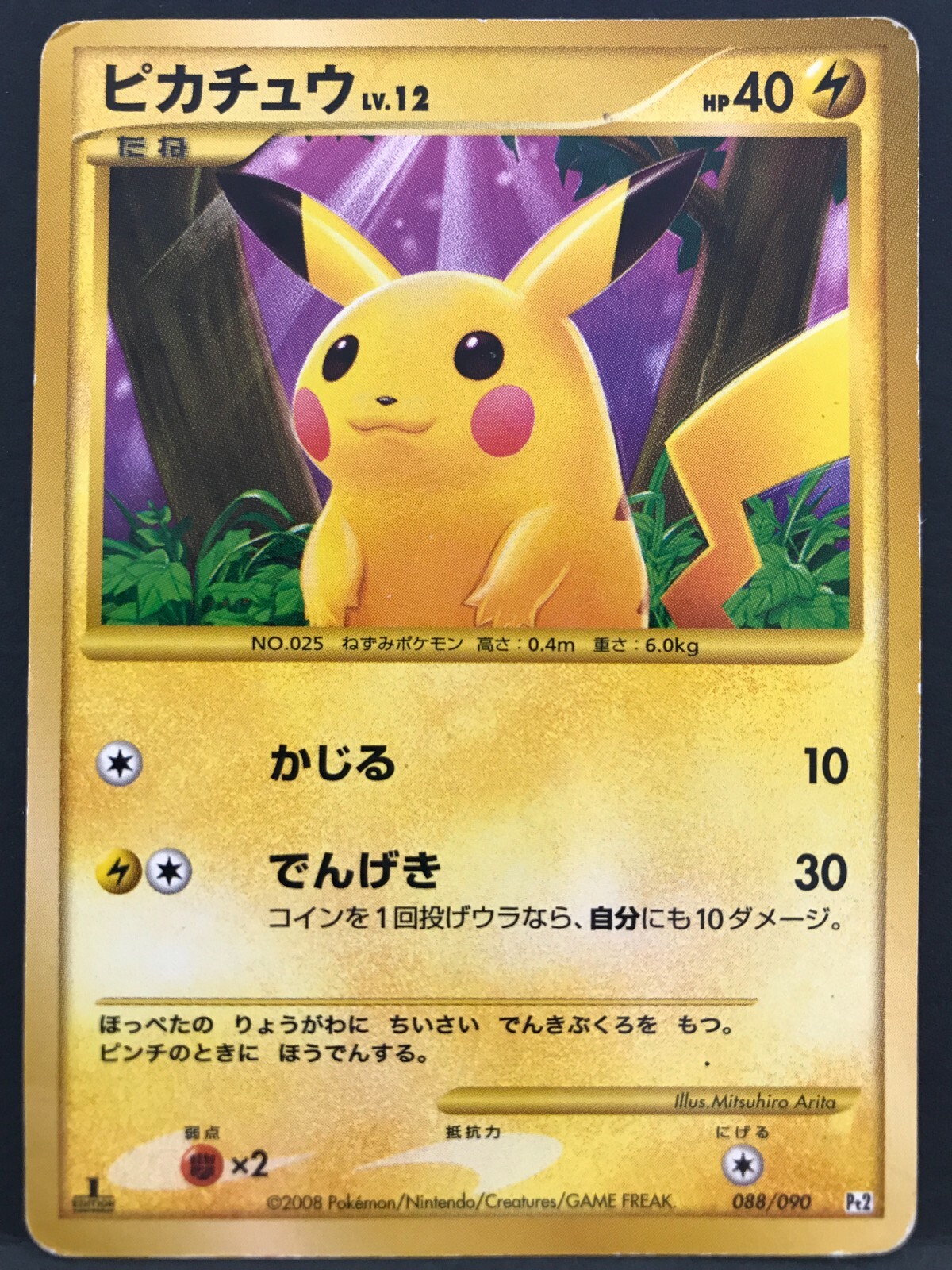 Pikachu SC Shiny Collection 1st Pokemon Card Game Holo Japanese NINTENDO  F/S