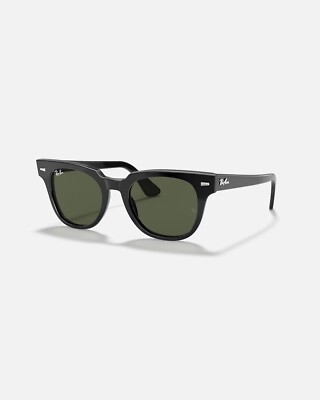 Ray Ban METEOR (RB2168-901/31 50) Black with Green Lens | eBay