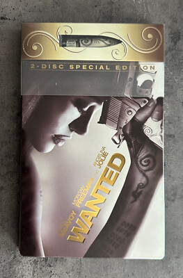 Wanted 2-Disc Special Edition DVD Steelbook mit Patronen Schlüsselanhänger