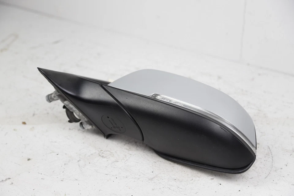 12-18 BMW F30 F31 ESPEJO RETROVISOR PUERTA LADO CONDUCTOR IZQUIERDO PLEGABLE SIN CÁMARA PLATEADO A83 OEM Foto 2 de 4